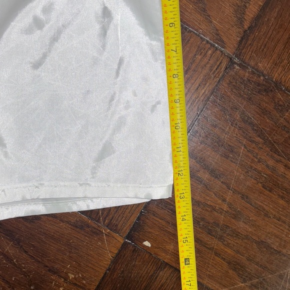 White vintage Athletic Shorts with Blue Waistband - Picture 6 of 7